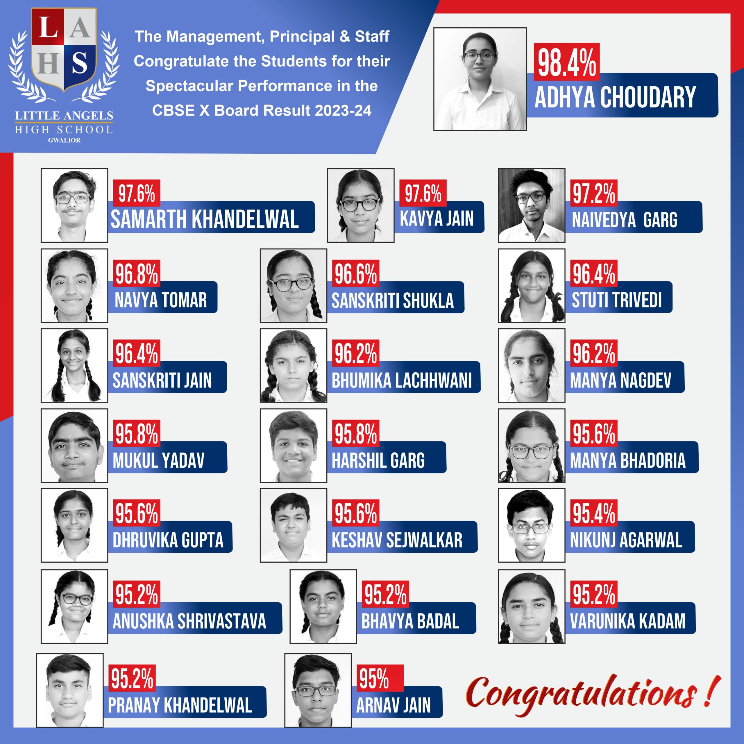 LAHS CBSE Board 2023-24